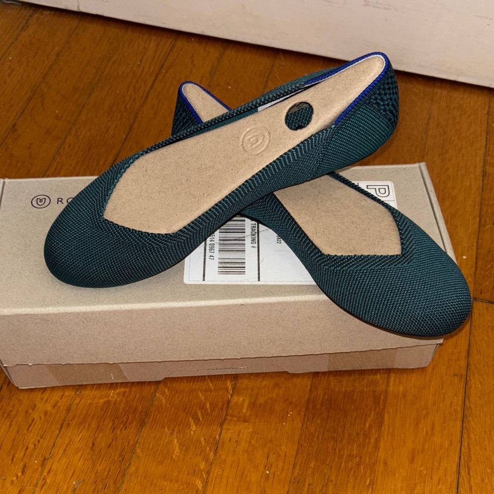 Rothy's Women's Teal and Blue Flats